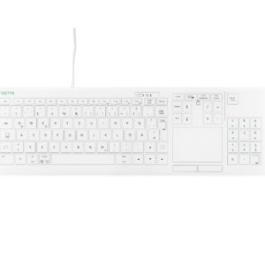 Tactys Slim 823 clavier fil+pavé num+souris tactile